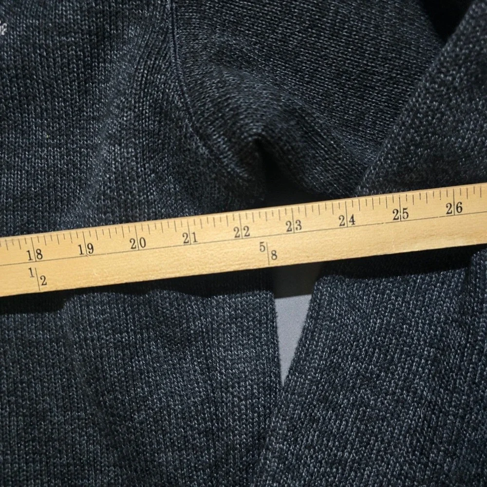 Columbia Sweater Fleece Jacket Mens Large Charcoal Omni-Wick Full Zip Hiking